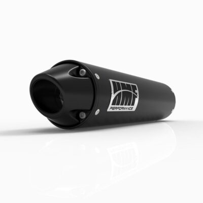 HMF Performance Black Slip On Exhaust Pipe Black Euro Cap Kawasaki KFX 700