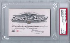 1934  Babe Ruth 700TH HR Lou Gehrig Triple Crown  Season Ticket Pass PSA - 8