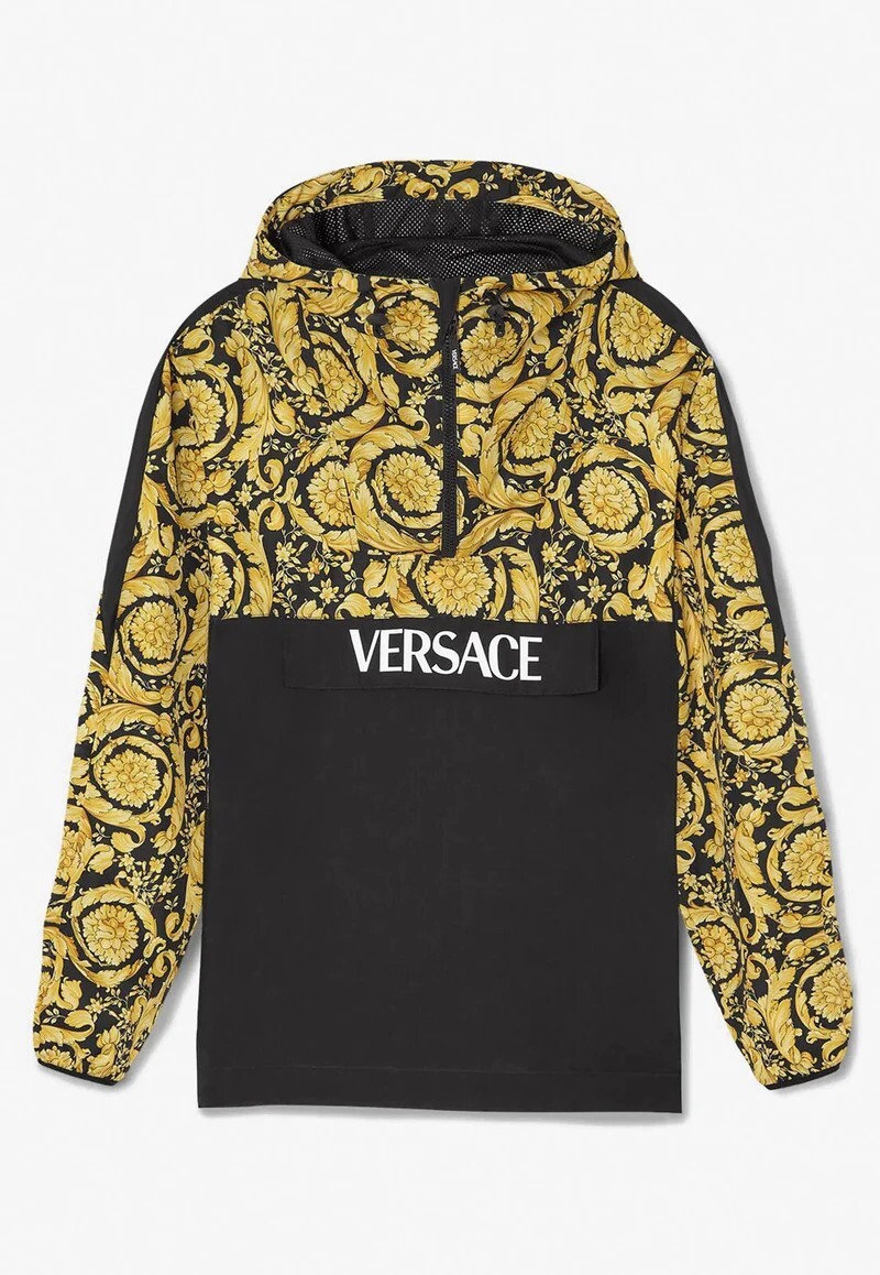 VERSACE BAROCCO PRINT TRACK JACKET SWEATSHIRT - Size Large - NWT