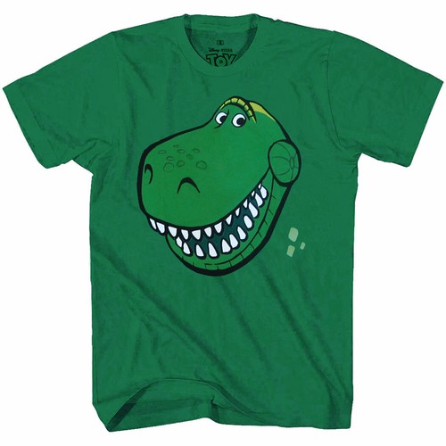 Toy Story Rex Face Adult T-Shirt | eBay