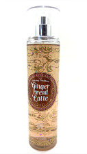 Bath  Body Works GINGERBREAD LATTE Mist 8oz PEAR BROWN SUGAR VANILLA WHIP CREAM