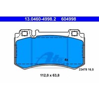Ate BremsbeläGe 13.0460-4998.2 BremsklöTze FüR Mercedes-Benz Sl R230