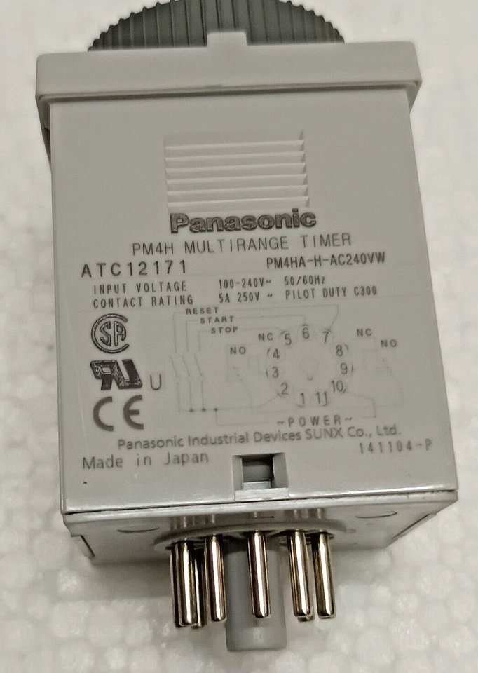 Panasonic Pm4H Multi Range Timer ATC 12171 Panasonic Pm4H Multi Range Timer - Bild 4 von 4