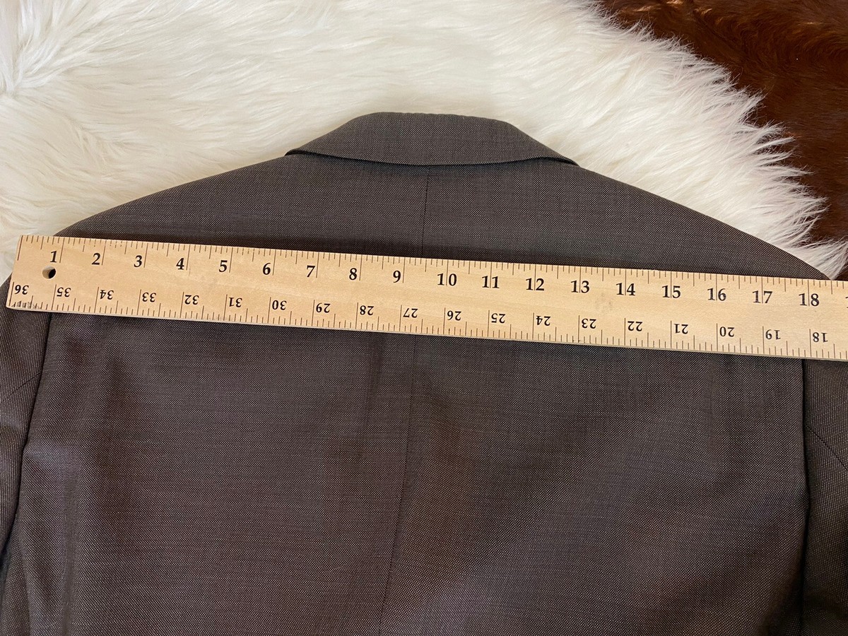 HUGO BOSS Suit Jacket Super 120s Guabello 2 Button 38R Classic
