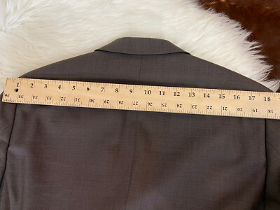HUGO BOSS Suit Jacket Super 120s Guabello 2 Button 38R Classic
