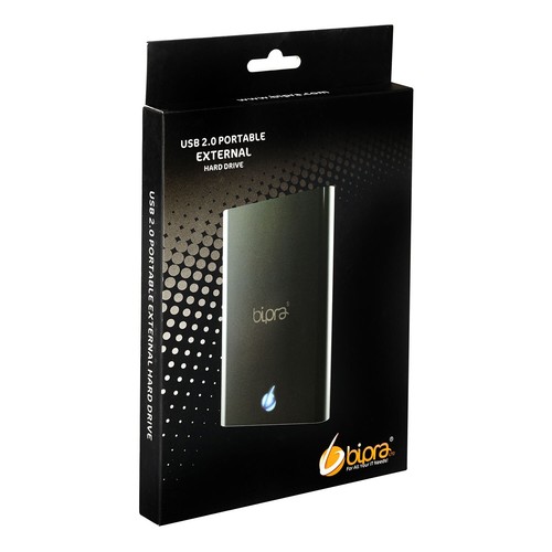 Bipra 200GB 2.5 inch USB 2.0 NTFS Slim External Hard Drive - Black - Picture 6 of 7
