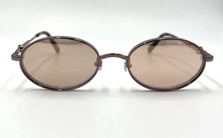Authentic MONCLER TATOU ML0224 34U Shiny Rose Bronze Sunglasses