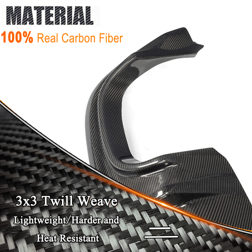 Difusor trasero de carbono para Audi S5 2012-16 parachoques trasero difusor alerón enfoque - Imagen 10 de 11