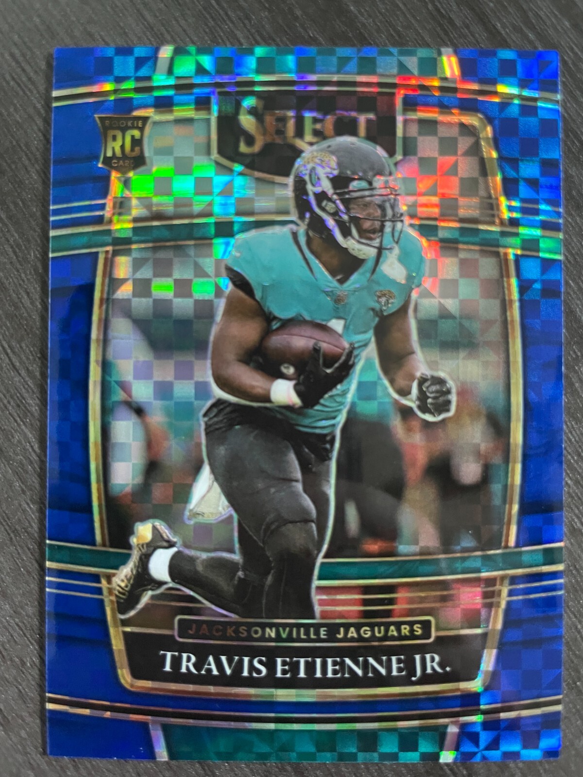 2021 Panini Select Travis Etienne Jr Rookie RC #54 Concourse Blue Prizm /199