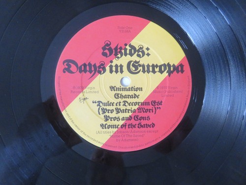 SKIDS Days In Europa VIRGIN ORIGINAL 1979 UK 1ST PRESS VINYL LP & INSERT V2138 - Imagen 11 de 18