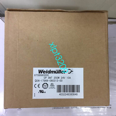 8708680000 CP SNT 250W 24V 10A  New Power For Weidmuller FedEx or DHL/