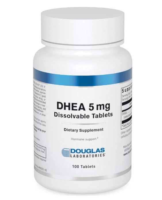 Douglas Laboratories DHEA 5 mg Dissolvable Tablets - 100 Count (Pack of 1) 