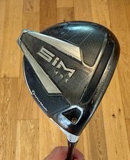 TaylorMade SIM Max Driver 10.5° RH Stiff Flex Hzrdus Black Graphite Shaft.