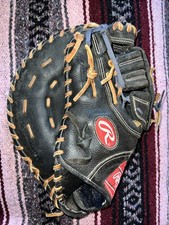 Rawlings Renegade RFBR 12.5" Black LH Throw First Baseman Baseball Glove READ 