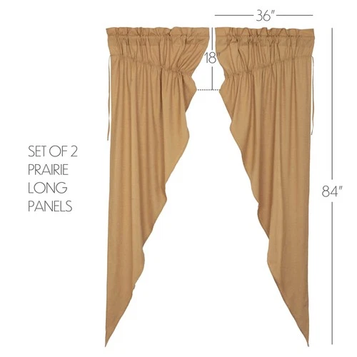 VHC Brands Simple Life Flax Curtains - Thumbnail 2