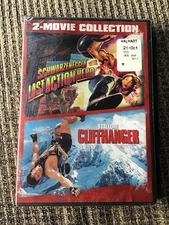 LAST ACTION HERO/CLIFFHANGER 1993 DOUBLE FEATURE DVD BRAND NEW SONY PRINT
