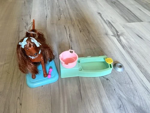 Barbie Glam N Groom Ruby Irish Setter Dog + EXTRAS Mattel Vintage 1999