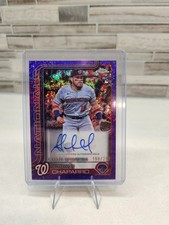 2025 Topps Chrome Update Andres Chaparro Purple Speckle Refractor /299 Auto RC