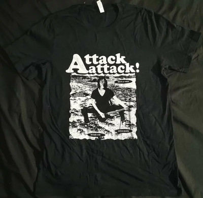Black vintage style Attack Attack! Band Shirt Unisex S-5XL MO304