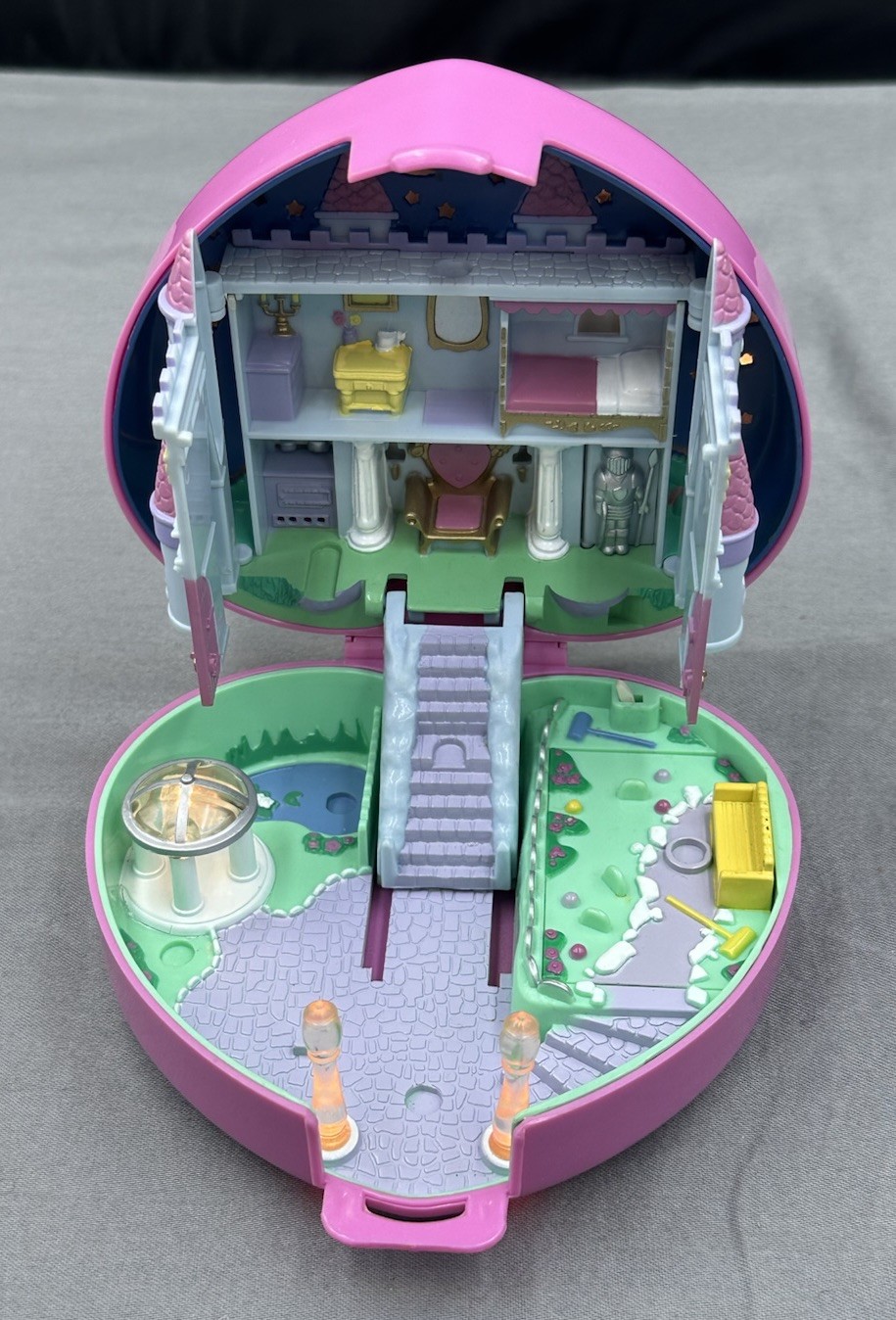 Polly Pocket 1992 Vintage Bluebird Starlight Castle Playset Lights Up No Figures