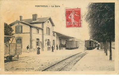 COTES D'ARMOR PONTRIEUX la Gare