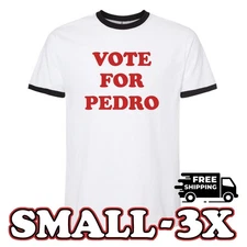 Vote for Pedro T-Shirt Napoleon Dynamite Shirt Halloween Costume Funny Small-3X