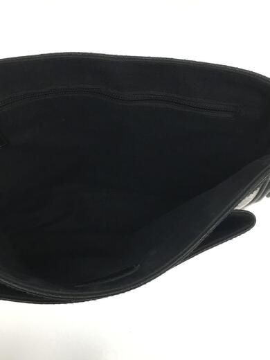 Salvatore Ferragamo Shoulder Bag Flap Leather Black FZ-24