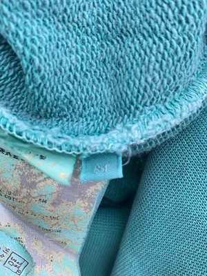 PRADA Green Cotton V Neck Raglan Sweatshirt Back Gazette M | eBay