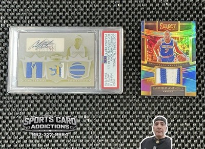 Topps, Panini, Select Tri-Color Prizm Carmelo Anthony 1/1 PSA 8 NY KNICKS Rare