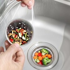 200 Pcs Kitchen Sink Strainer Mesh Bag, Disposable Drain Covers Anti-Clogging