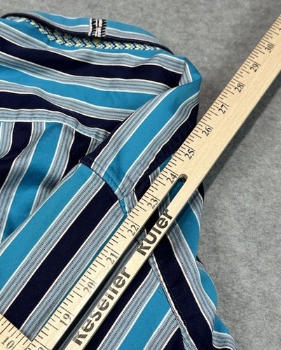 Robert Graham Shirt Mens Extra Small Colorblock Tailored Fit Designer Heavy - Picture 9 of 9