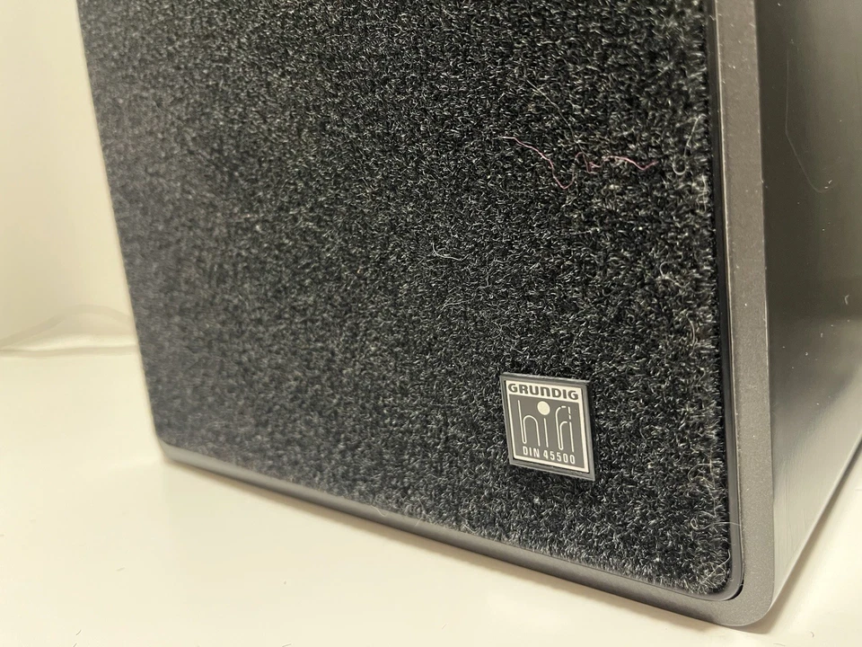 Grundig 550 Vintage 2-Way Hi-Fi Speakers | West German Audio | Rare Pair - Image 4 of 4