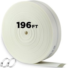 2 Inch x 196 ft Pool Backwash Hose Heavy Duty Reinforced PVC Lay Flat Fire Di