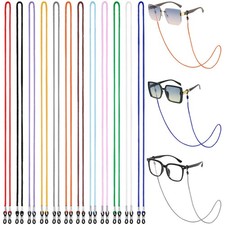 12 Pack Multicolored Eyeglasses Strap Eyewear Retainer Sunglasses Holder Strap