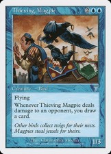 Thieving Magpie 1x MtG Seventh Edition 7th SP/NM