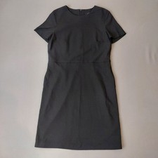 Next Basic Knee Dress Ladies Size 12 Pockets Smart Work Office Wear