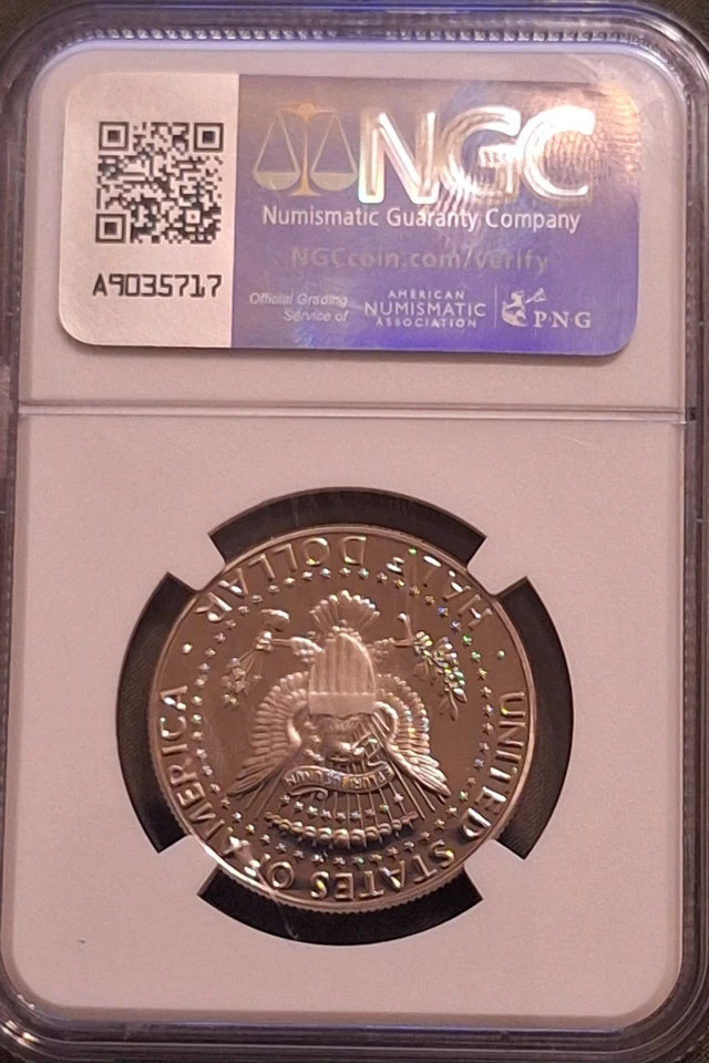 2002‑S Kennedy Half Dollar PF 69 Ultra Cameo · NGC Graded · Proof 50¢ - Image 2 of 2