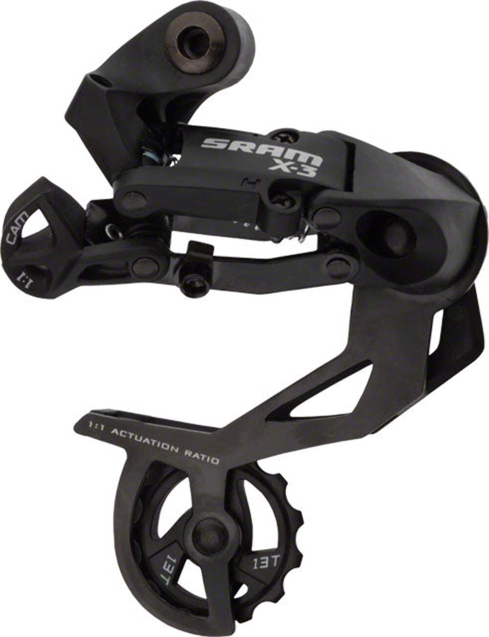 SRAM X3 Rear Derailleur - 789 Speed Long Cage Black 7390₽