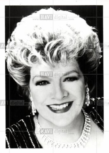 Orig 1990 press photo Rosemary Clooney singer actress