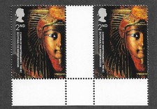 Art Egyptian Coffin mnh Great Britain 2 x 2nd class