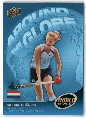 2025 Upper Deck World of Sports #ATG-SB Sietske Bruning Around the Globe Blue