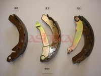 Ashika 55-W0-001 Bremsbackensatz 4 Bremsbacken Trommelbremse