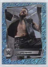 2025 Topps Chrome WWE Aqua Shimmer Refractor /199 Josh Briggs #96 3hd