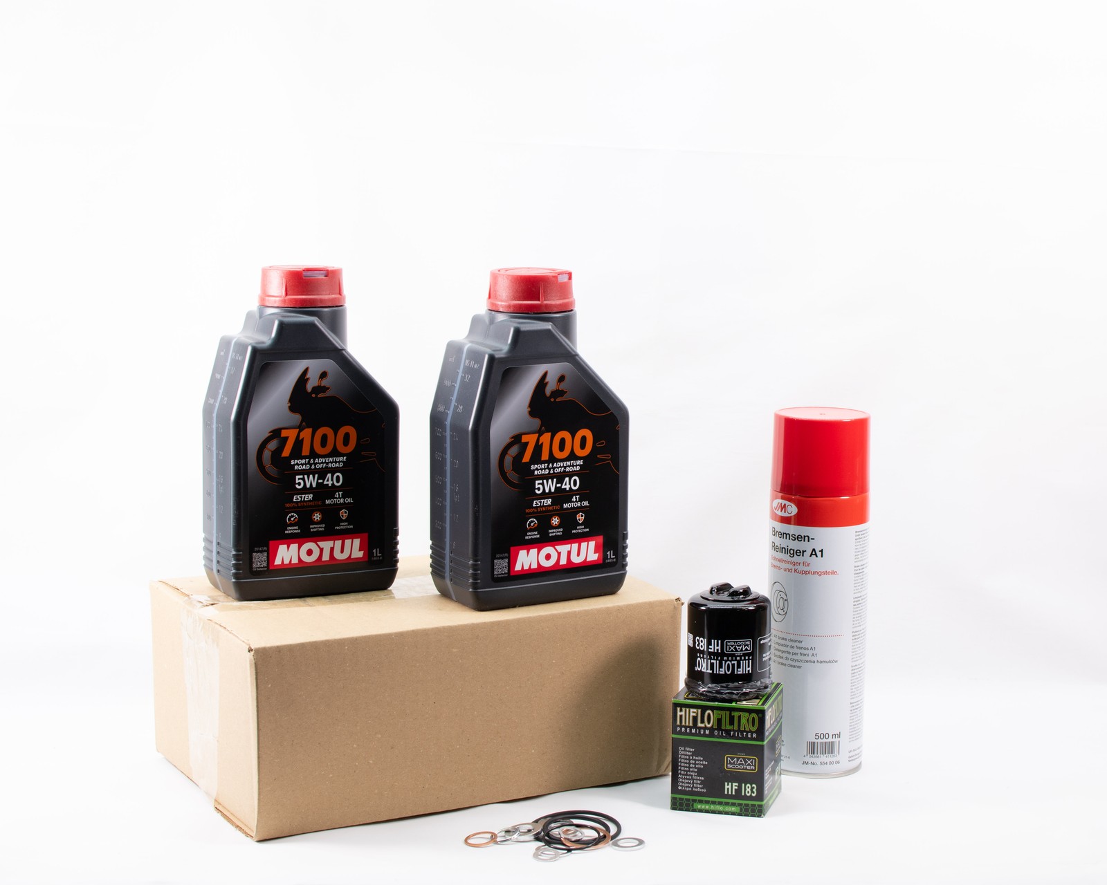 Motul 7100 5W Pack Entretien Moteur Haute Performance Derbi Sonar 150