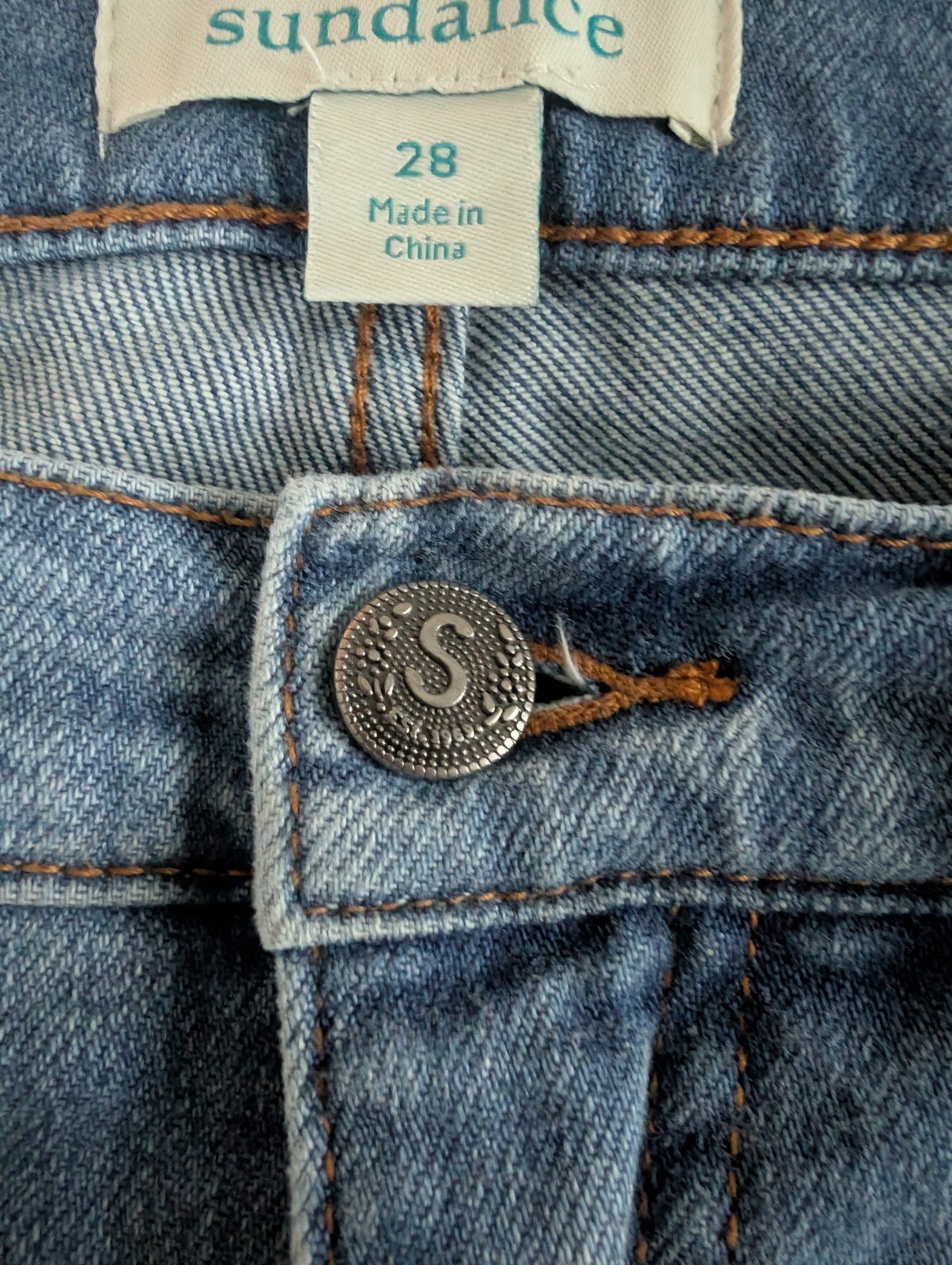 Sundance Elise Patchwork Embroidered Straight Leg… - image 9