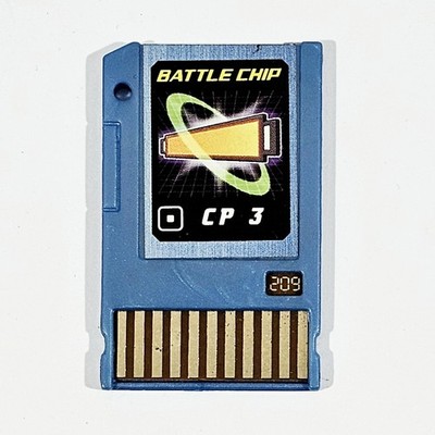 Mega Man Network Advanced PET Battle Chip CP 3 #209 FULL CUSTOM ATTACK Rockman
