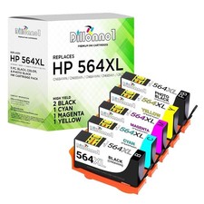 5PK for HP 564XL Photosmart 5520 6510 6512 6515 6520 6525 7510 7515 7520 7525