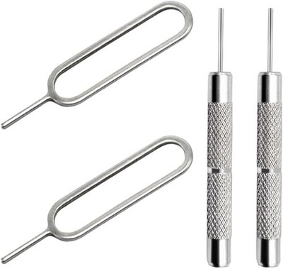 4 Pcs SIM Card Removal Openning Tool Tray Eject Pins Needle Opener Ejector