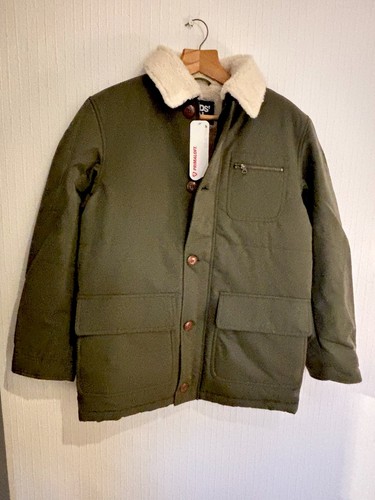 Lands End Sherpa Lined Barn Coat Size UK S. BNWT - Picture 1 of 4