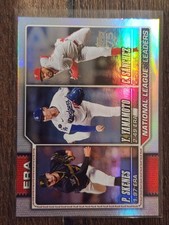 2026 Topps Series One #203 Skenes/Yamamoto/Sanchez NL ERA Leaders Holo